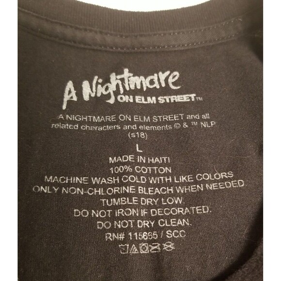 A NIGHTMARE ON ELM STREET Licensed Horror T-Shirt Large  Freddy Krueger   B2 - Picture 5 of 5